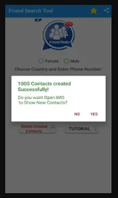 Friend Search Tool android App screenshot 1